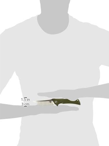 BG05B Folder 3.75 in Plain Blade G10 Handle Hunting-Folding-Knives, Green