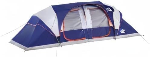 CAMPROS CP Tent-12-Person-Camping-Tents, Waterproof Windproof Family Tent with Top Rainfly, 6 Large Mesh Windows, Double Layer, Easy Set Up, Portable with Carry Bag