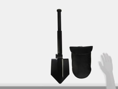 Glock Entrenching Tool with Saw and Pouch, Black,
