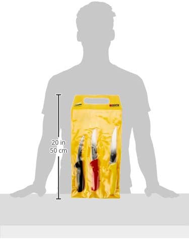 F. DICK – ErgoGrip Knife Set - 3 piece butcher knife set consisting of flexibel boning knife, wide boning knife & cut-off knife - NSF Certified - Stainless steel - Ultra sharp - Made in Germany