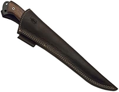 BUCKNBEAR KNIVES Best Hunting Knife – Hunting Knife and Sheath Custom Handmade High Carbon Black Fixed Blade Fishing Filet Knife (Burlwood Handle) – BucknBear