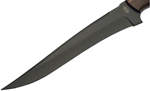 BUCKNBEAR KNIVES Best Hunting Knife – Hunting Knife and Sheath Custom Handmade High Carbon Black Fixed Blade Fishing Filet Knife (Burlwood Handle) – BucknBear