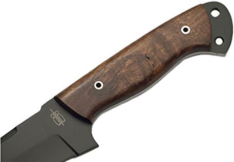 BUCKNBEAR KNIVES Best Hunting Knife – Hunting Knife and Sheath Custom Handmade High Carbon Black Fixed Blade Fishing Filet Knife (Burlwood Handle) – BucknBear