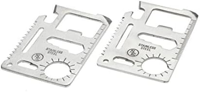 SE 11-Function Stainless Steel Survival Pocket Tools (Pack of 2) - MT908-2