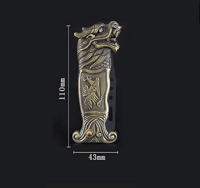 (Without Butane,Color Random) Jet Torch Lighter, Windproof Lighter Metal Dragon Tiger Design,Good for Gift, Suitable for Outdoor Camping, Sports (Dragon)