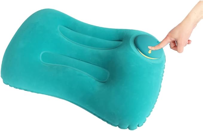 Compression Inflatable Camping Pillow, 2 Pack Camping Inflatable Pillow, Camping Pillow for Sleeping (Green)