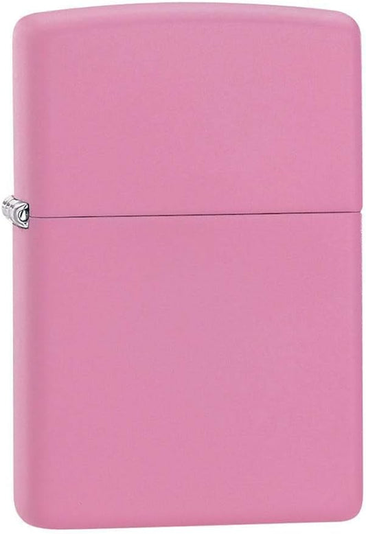 Plain Pink Matte Zippo Lighter