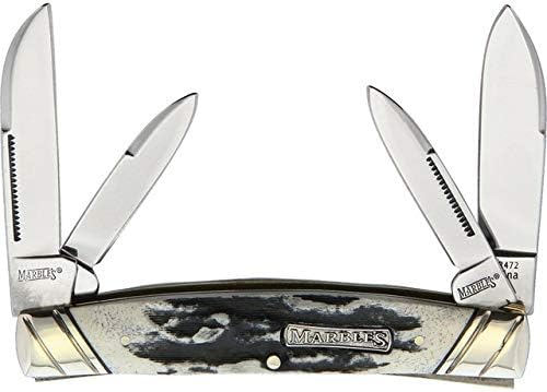 MR472 Black Stag 4 Blade Congress Folding Pocket Knife