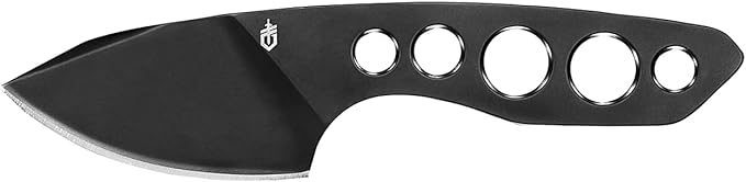 Gerber Gear DIBS Pocket Knife and Sheath - 2.5" Fixed Blade - EDC Gear and Equipment - Matte Black