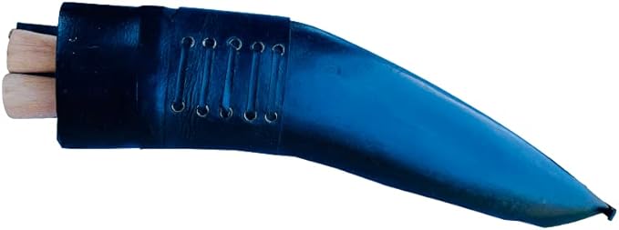 Authentic WW II Kukri Knife 10.5" Blade Hand-Hammered New Designed World War II Historic Gurkha Khukuri Kukri Full Tang with 2 Small Knives and Black Leather Sheath, Hand-Forged In Nepal