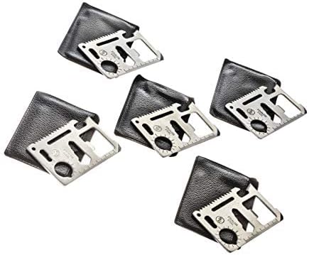 SE 11-Function Stainless Steel Survival Pocket Tools (Pack of 5) - MT908-5