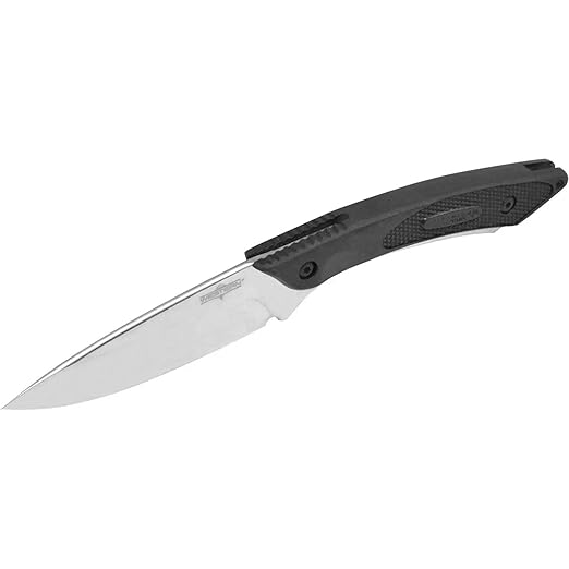 CAMILLUS Western Coil 8" Durable Corrosion-Resistant 420 Stainless Steel Drop Point Hunting Hiking EDC Full Tang Fixed Blade Knife with Protective Nylon Sheath