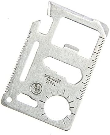 SE 11-in-1 Multi-Function Wallet Survival Tools (20-Pack) - MT908-20