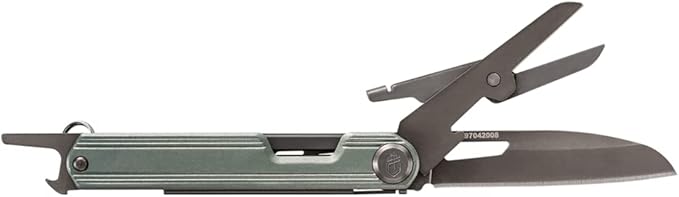 Gerber Gear Armbar Slim Cut, Pocket Knife, Multitool with Scissors, Baltic Haze