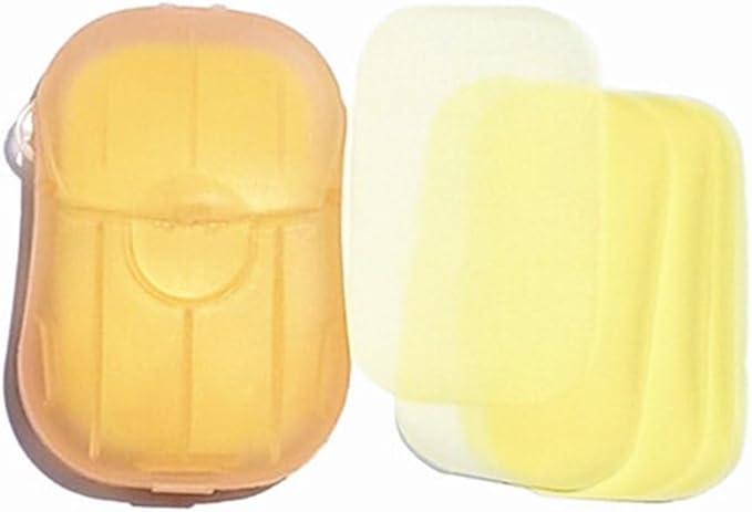 6Pcs Colorful Soap Sheets for Traveling,Portable Soap Paper, Effectively Cleans Stains, Suitable for BBQ, Camping, Hiking, Traveling,Personal Care, Camping Soap and Shampoo