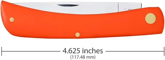 Case WR XX Pocket Knife Orange Synthetic Sod Buster Item #80512 - (4138 SS) - Length Closed: 4 5/8 Inches