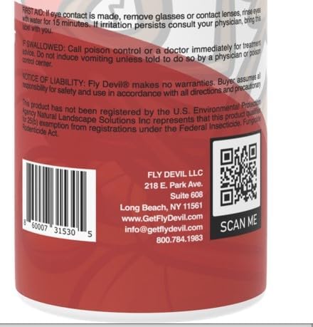 All Natural Biting Fly Spray Insect Repellent for Mosquitoes, Gnats, No-See-Ums, Green Flies, Fleas, Ticks and All Biting Flies - No Deet Formula - Made in USA