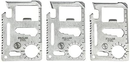 SE 11-Function Stainless Steel Survival Pocket Tools (Pack of 3) - MT908-3
