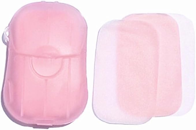 6Pcs Colorful Soap Sheets for Traveling,Portable Soap Paper, Effectively Cleans Stains, Suitable for BBQ, Camping, Hiking, Traveling,Personal Care, Camping Soap and Shampoo