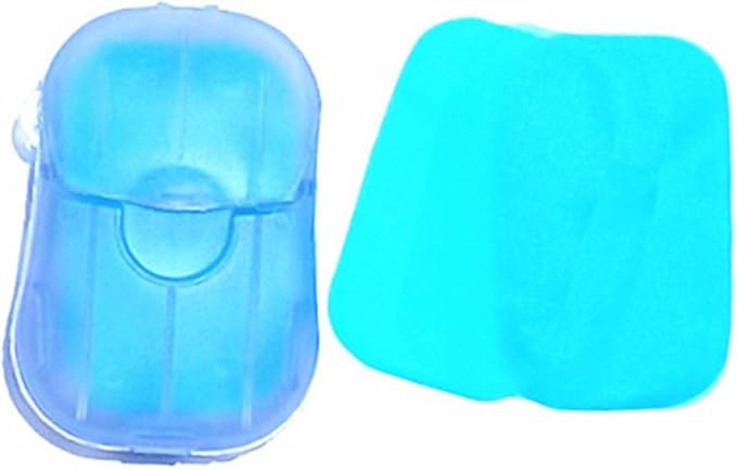 6Pcs Colorful Soap Sheets for Traveling,Portable Soap Paper, Effectively Cleans Stains, Suitable for BBQ, Camping, Hiking, Traveling,Personal Care, Camping Soap and Shampoo
