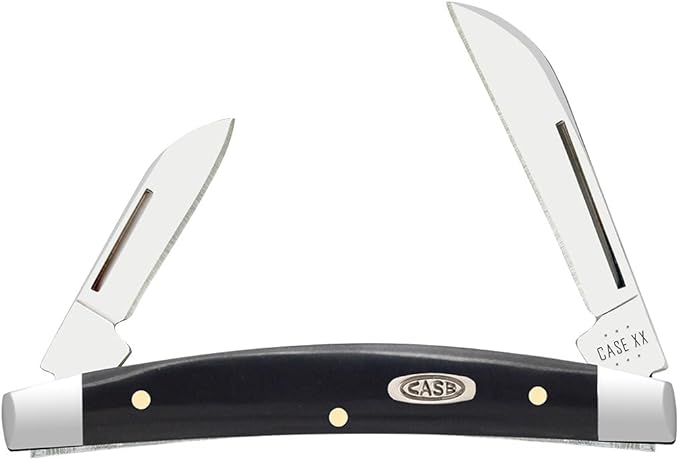 Case XX WR POCKET KNIFE, SMALL CONGRESS - SMOOTH BLACK SYNTHETIC, 3 1/8 INCHES CLOSED, ITEM #22809