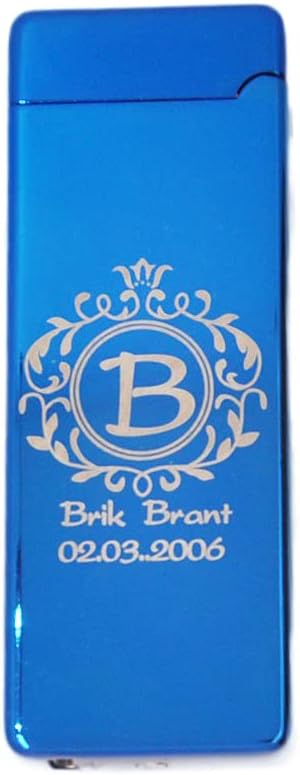 Custom Electric Lighter Personalized Kitchen for Candle Gift Windproof USB Rechargeable Dual Arc for Camping Christmas Father's Day Valentine's Day… (Custom) (Custom)