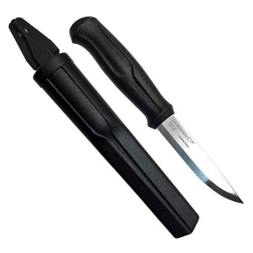 Morakniv 510 Carbon Steel Craftline Allround Knife with Sheath, 3.75 Inch