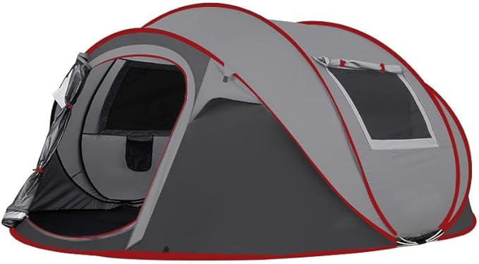 Instant Pop Up Camping Tent, 5-6 Person Tents,Automatic Set Up Tent in 3 Seconds,Waterproof Sunshade Family Tent,Portable Lightweight Dome Tent for Outdoor Camping,Hiking,Travel & Beach