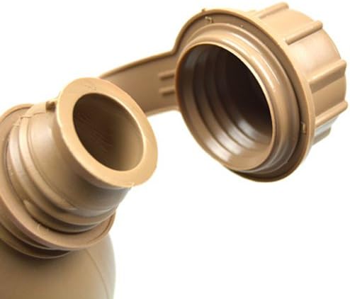 Genuine G.I. 3 Piece 1 Quart Plastic Canteen (Coyote Brown)