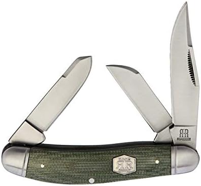 Rough Ryder Sowbelly Green Micarta Brushed RR1991