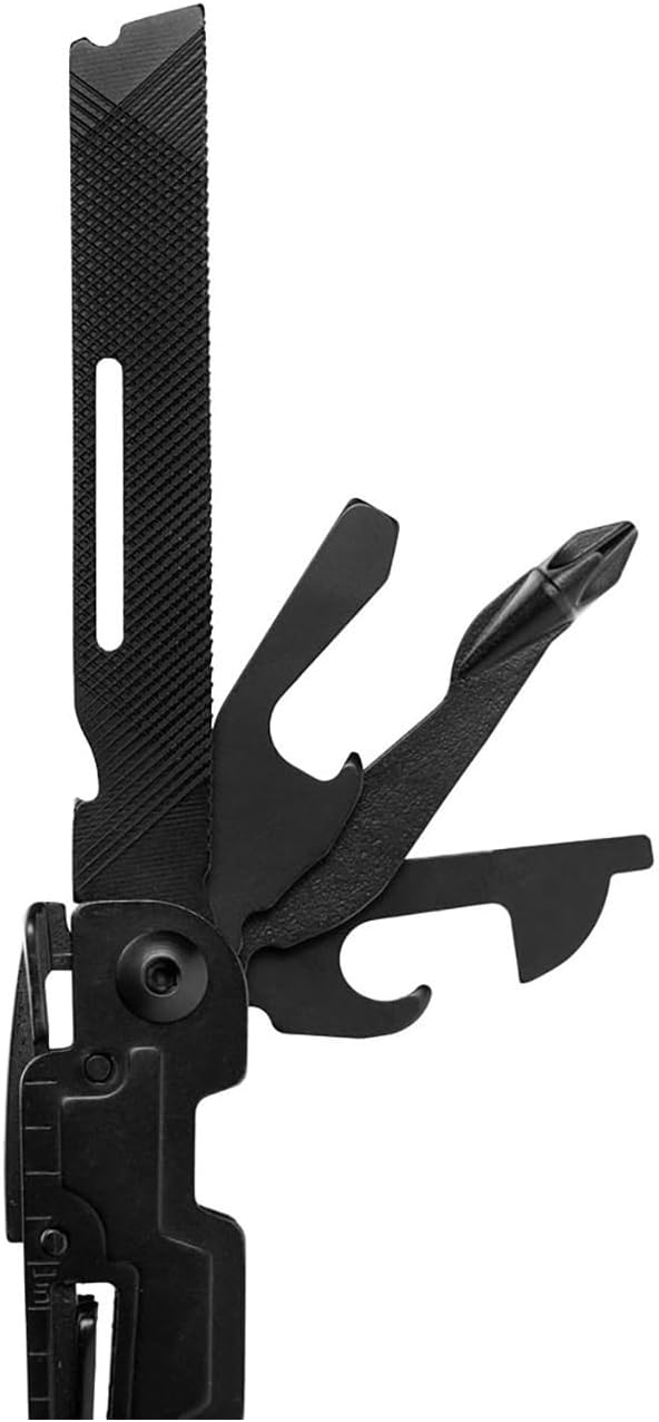 SOG PowerAccess Well-Rounded One-Handed Lightweight Daily Pocketable Stainless Steel Multi-Tool for Backcountry| 18 Tools, Black
