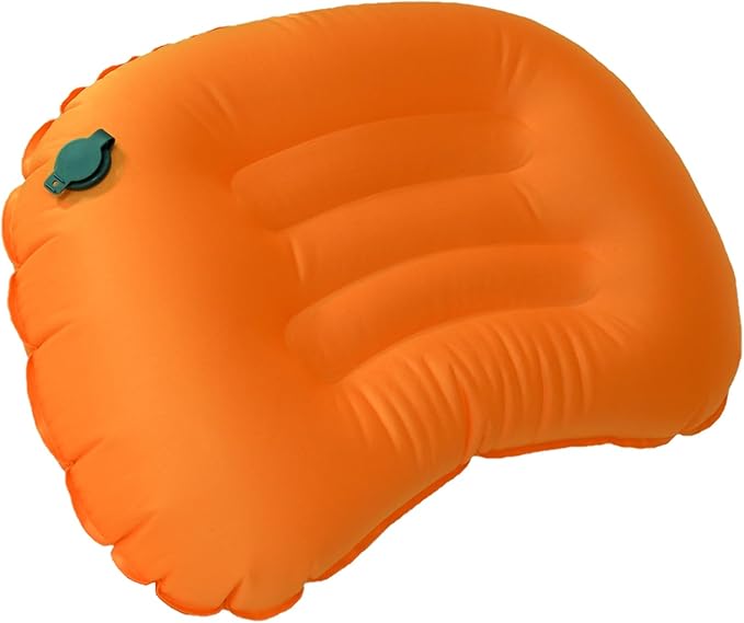 SJC Inflatable Camping Pillow – Ultralight Compact Neck Pillow for Camping Backpacking and Travel Ergonomic Lumbar Support for Sleeping