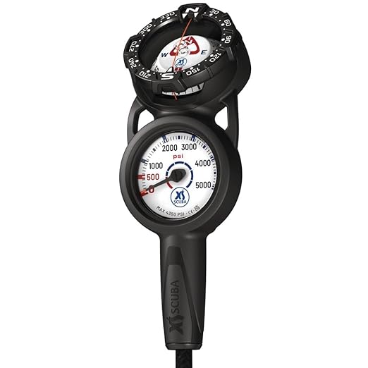 XS Scuba QuikVu Imperial Console - Pressure and Compass