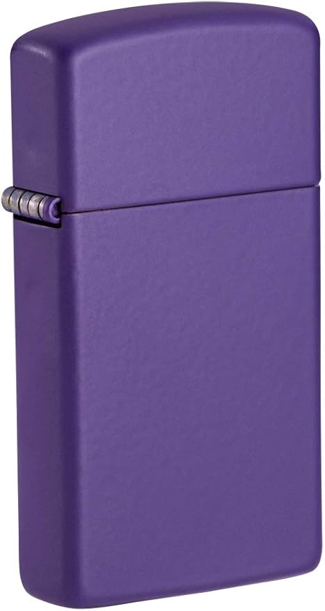 Zippo Slim Purple Matte Pocket Lighter