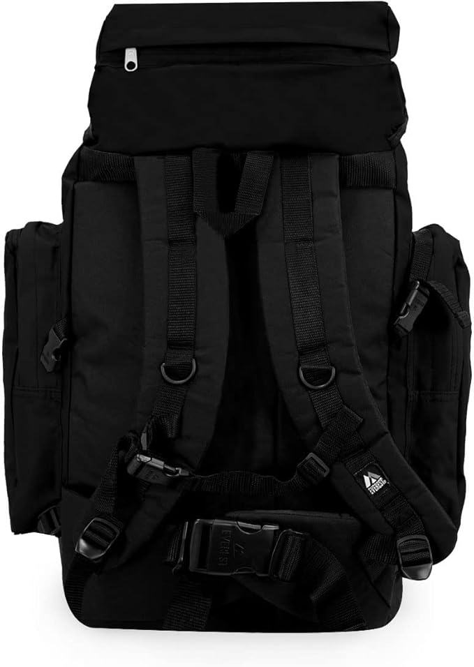 Everest Hiking Pack, Black, One Size