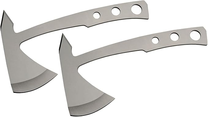 SZCO Supplies 9.5” 2 Piece Outdoor Sport Throwing Hatchet with Nylon Sheath Silver