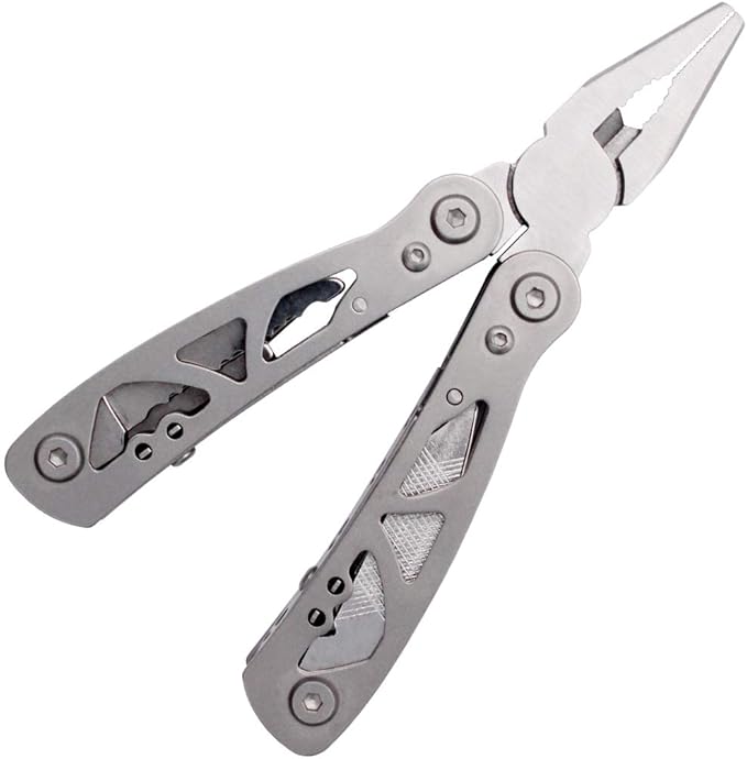 Multitool Pliers - Multi Purpose Pocket Knife Pliers Kit, Bottle Opener, Screwdriver, Saw - Perfect for Outdoor, Survival, Camping, Fishing, Hiking