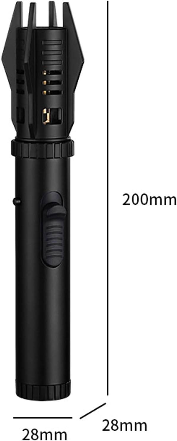 Torch Lighter, Camping Outdoor Windproof Straight Flame Lighter, Adjustable Red/Blue Flame Torch Lighter, Refillable Butane Gas Windproof Jet Flame Cool Lighter for Candle BBQ Gift (NO Gas) (Green)