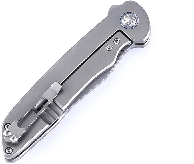 Kizer Cutlery Folding Pocket Knives Flipper Titanium Handles Knife, Nick Swan Ki4510A2