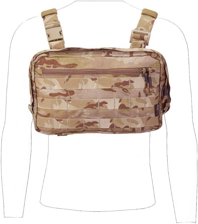 EMERSONGEAR Chest Pack Recon Kit Bag,Multi-Function Tool Pouch,Molle Vest Pouch Chest Bag for Men Tactical