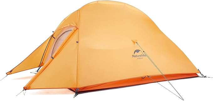Naturehike Cloud-Up 2 Person Tent Lightweight Backpacking Tent with Footprint - Free Standing Ultralight Camping Hiking Backpack Tents Two Person Tent