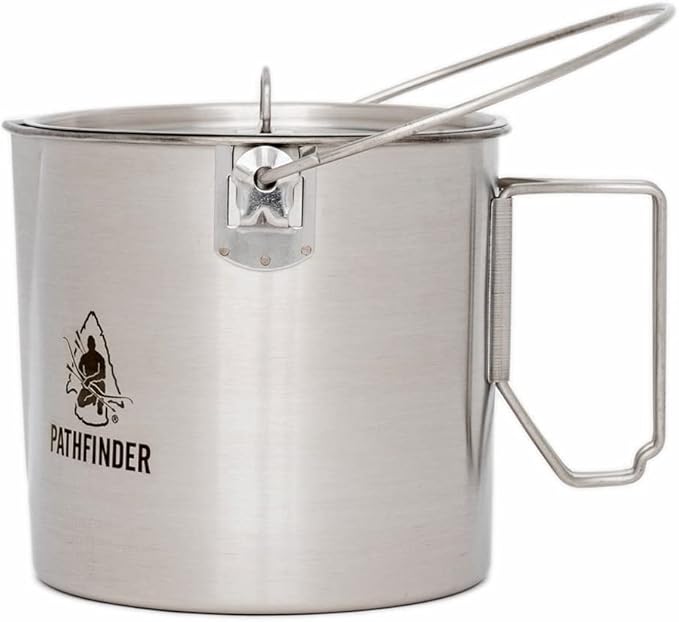 The Pathfinder School Stainless Steel Bush Pot and Lid Set