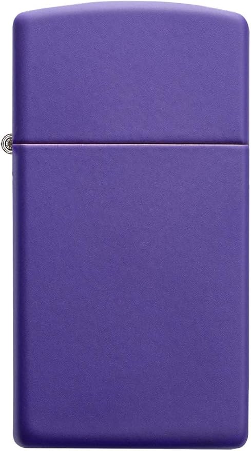 Zippo Slim Purple Matte Pocket Lighter