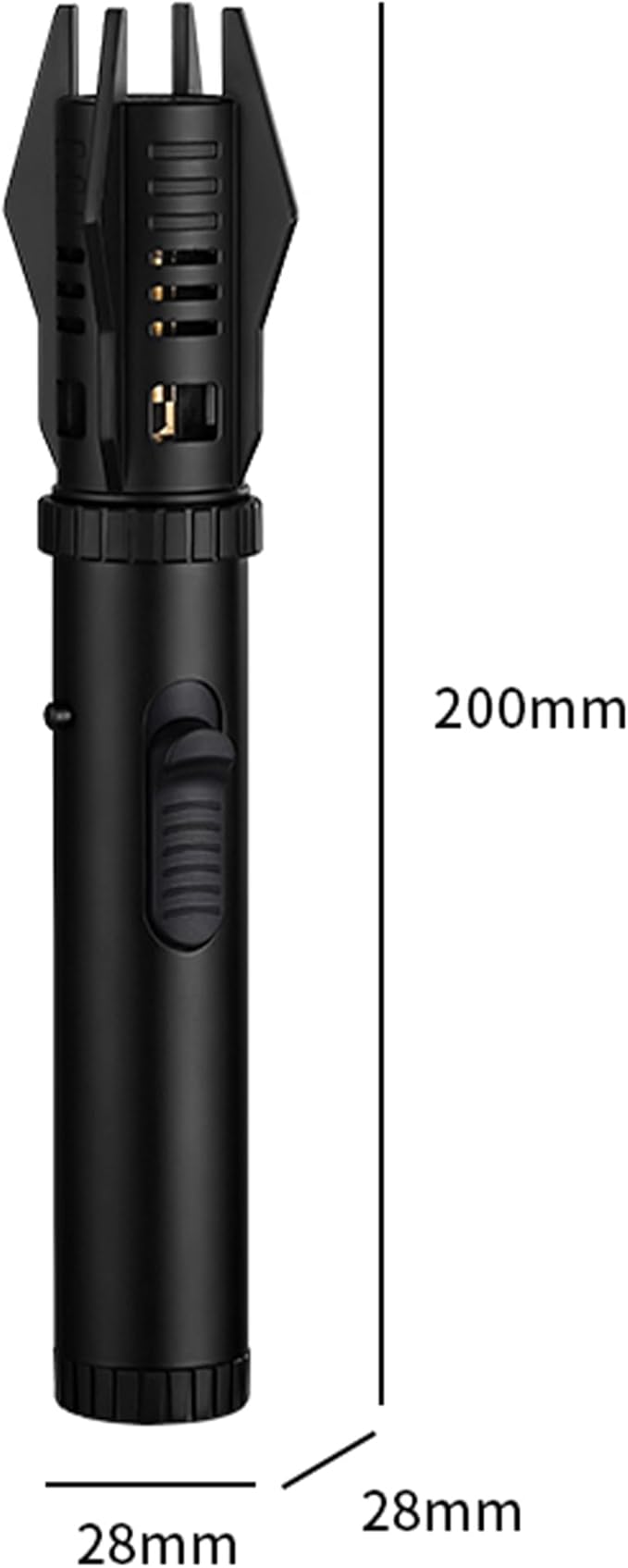 Torch Lighter, Bright Fire Lighter with Safety Lock and Adjustable Red/Blue Flame, Refillable Butane Gas Windproof Jet Flame Cool Lighters, for Candles Campfires BBQ Baking, Camping, Gift