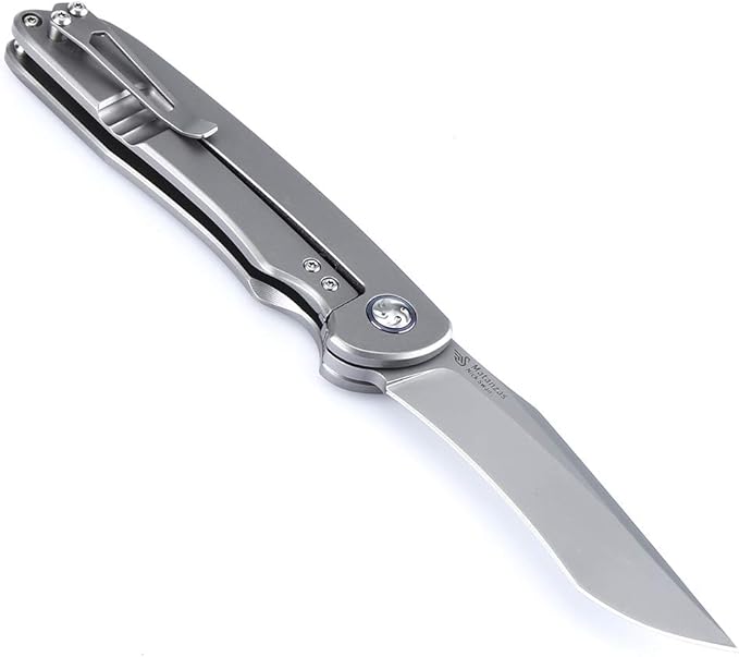 Kizer Cutlery Folding Pocket Knives Flipper Titanium Handles Knife, Nick Swan Ki4510A2