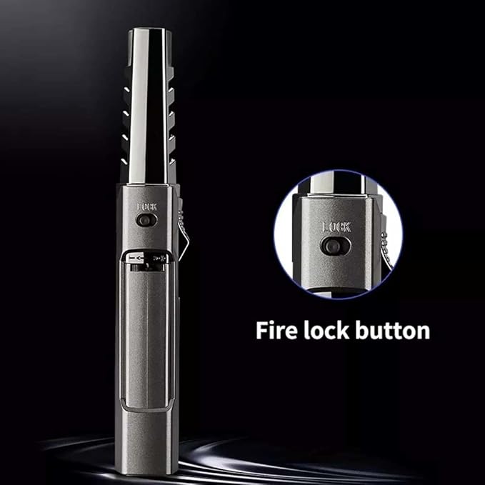 Brite Fire Torch Lighter, Bright Fire Torch Lighter, Solar Beam Torch - The Hottest Torch on Earth, Waterproof and Windproof for Kitchen,Camping Grill,Outdoor, Mens Gifts (Without Gas)