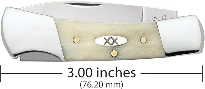 Case Cutlery CA13314: Lockback Natural Bone