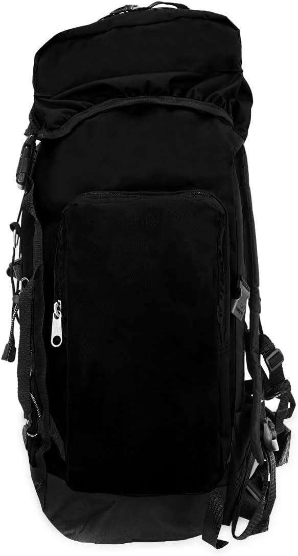 Everest Hiking Pack, Black, One Size