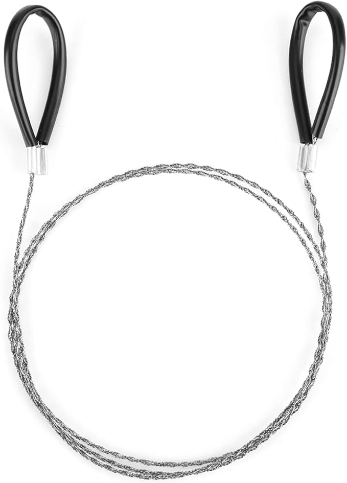 Wire Saw, Outdoor Wire Saw Reel, Compact Wire Saw Reel, Essential Outdoor Cam Survival Tool for Emergencies, Travel and Adventure