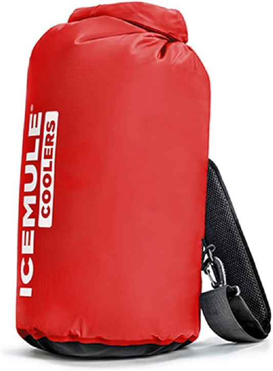 ICEMULE Classic Collapsible Sling Strap Cooler Hands Free, 100% Waterproof, Floats, 24+ Hours Cooling, Soft Sided Cooler for the Beach, Concerts, Traveling, RV-ing, Hiking, Kayaking, Camping & Fishing